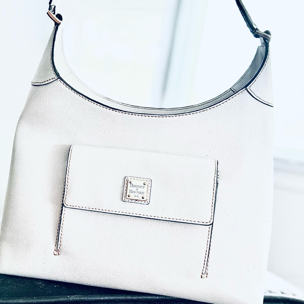 Dooney & Bourke Saffiano Hobo Small Shoulder Bag